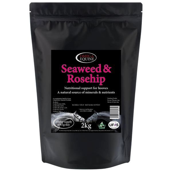 Omega Equine Seaweed + Rosehips Natural Nutririon Coat Hoof Health Supplement