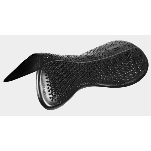 Horsena Jumping Riser Gel Pad Shock Absorbing Non Slip Front Rise Half Pad Black