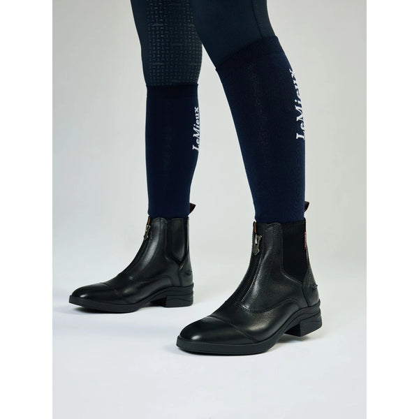 LeMieux Junior Zip Paddock Boot Short Leather Kids Riding Jodhpur Boots UK 1-5