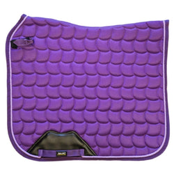 Gallop Deluxe Dressage Saddle Pad Square Quilted Saddle Cloth Purple Cob/Full/XF