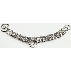 Lorina Curb Chain with Double Link For Use With A Curb or Pelham Bit One Size