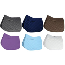 Hy Equestrian Showjump Saddle Cloth High Wither SaddlePad Black/Navy/Brown/White