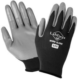 LeMieux Work Gloves Soft Lightweight Water Resist Yard Stable Garden Navy XXS SALE