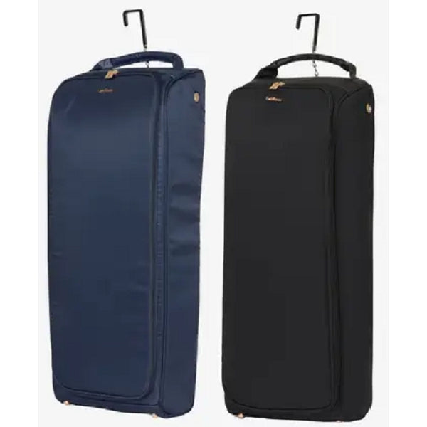 LeMieux Luxe Bridle Bag Fur Lined Protective Travel Show Storage Black/Navy
