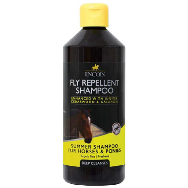 Lincoln Fly Repellent Shampoo Flying Insect Protection Wash Skin and Coat Cleanser