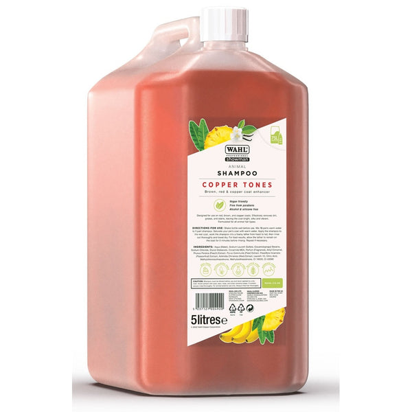 WAHL Copper Tones Horse Shampoo Body Wash Chestnuts Skewbalds Roans 5 Litres