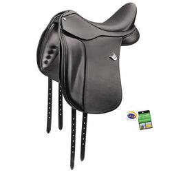 Bates Dressage Adjustable Performance Deep Seat Saddle CAIR Black/ Brown 16'-18'