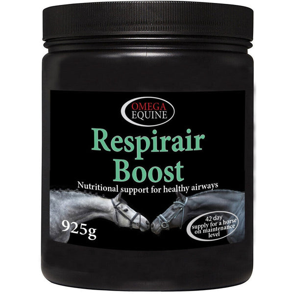 Omega Equine Respirair Boost Natural Respiratory Breathing Support Supplement
