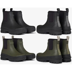 LeMieux Bramshaw Chelsea Welly Short Pull On Wellington Boot Black/Olive UK3-9