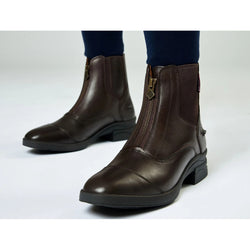 LeMieux Junior Zip Paddock Boot Short Leather Kids Riding Jodhpur Boots UK 1-5