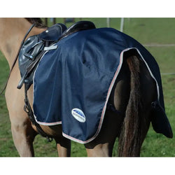 WeatherBeeta Essential Fleece Lined Quarter Sheet Exercise Sheet RideOn Rug Navy