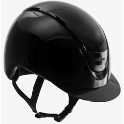 LeMieux Verv® Competition Helmet Gloss Adjustable Riding Hat Black/Navy 52-55cm