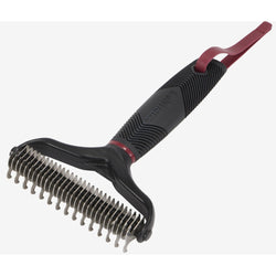 LeMieux Mane Thinning Rake Comb Brush Ergonomic Silicone Grip Horse Grooming