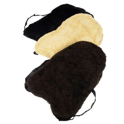 Hy Equestrian HyComfort Fur Fleece Seat Saver Comfortable Black/Brown/Natural