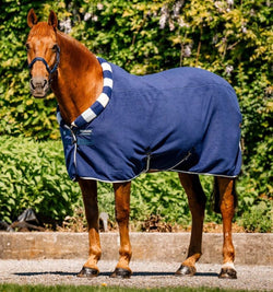 Horseware Newmarket Cosy Fleece Cooler Travel Stable Wicking Sweat Rug 5'6'-7'3'