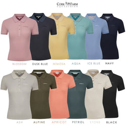 LeMieux Classique Polo Shirt Ladies Sweat-Wicking Jersey Top Summer 2025 UK6-18