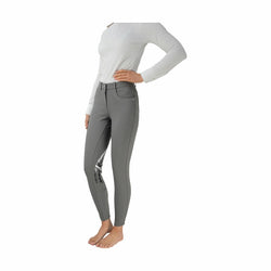 Hy Equestrian Ladies Corby Cool Breathable Breeches Silicone Knee Grip  24-34'