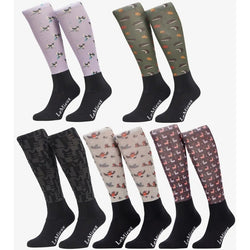 LeMieux Footsie Thin Close Contact Technical Cotton Riding Socks Slimline 2025