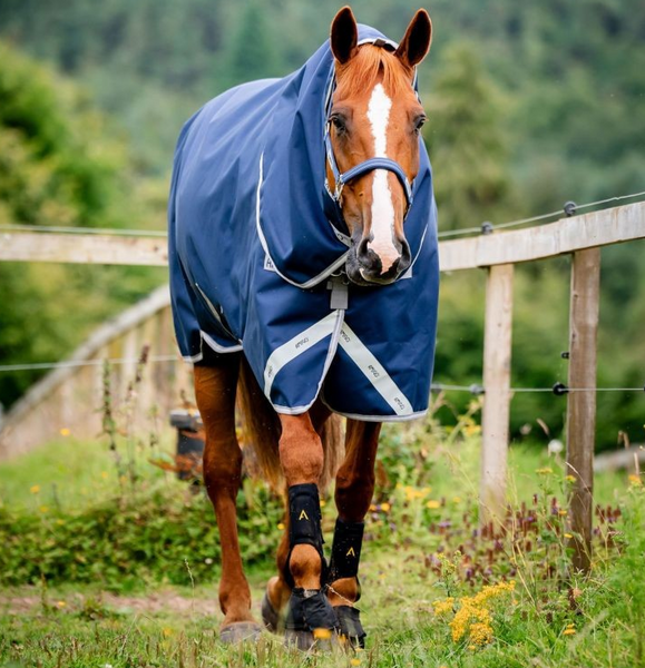 Horseware Amigo Bravo 1200D Plus Turnout Rug + Hood 100g Lightweight 5'6'-7'3'
