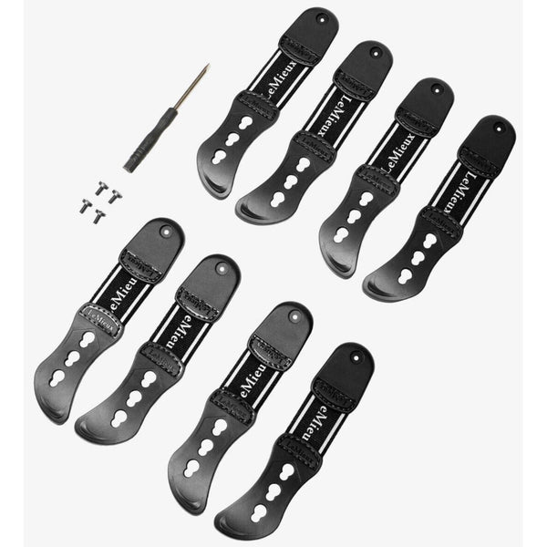 LeMieux EXO Flex Spare Strap Sets for Tendon Fetlock and Ankle Boots Black/Brown