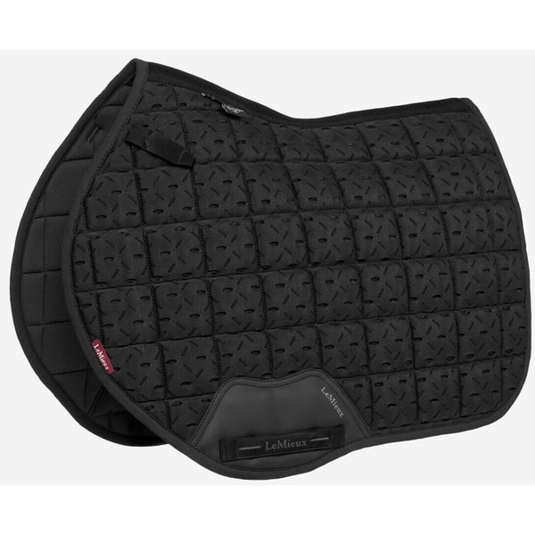 LeMieux 3D Mesh Self-Cool Eurojump Square Cooling SJ Jump Pad Black/Navy/White