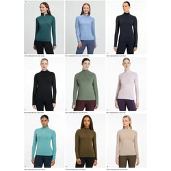 LeMieux Halle Lightweight Base Layer Mesh Vent Long Sleeve Wicking Tech Top 6-18