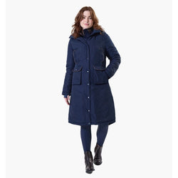 Horseware Newmarket Ladies Long Knee Length Waterproof Warm Quilted Padded Coat