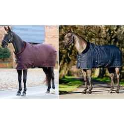 LeMieux Kudos Luxe Stable Rug Faux Fur Ripstop Microfibre Blanket Damson/Black