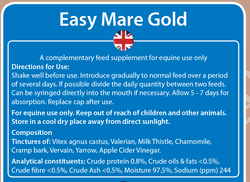 Hilton Herbs Easy Mare Gold Herbal Hormone Balanced Support Supplement Horses