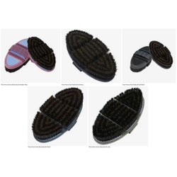 LeMieux Flexi Horse Hair Body Brush Flexible Natural Shine Bristle Removes Dirt