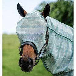 Horseware Newmarket Fly Mask No Ears Soft Edging Bug/Insect/Midge/UV Protection