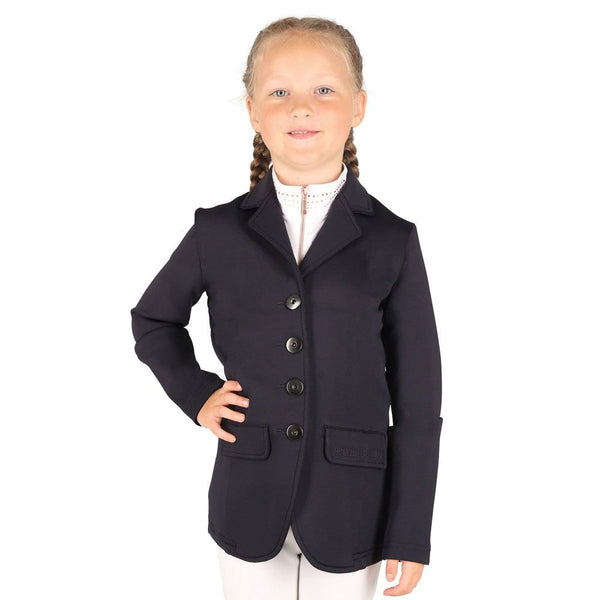 HyFashion Smart Childrens Cotswold Competition Show Jacket  Navy 3-14 Years