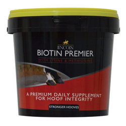 Lincoln Biotin Premier + Lysine and Methionine Amino Acids Hoof Growth Supplement