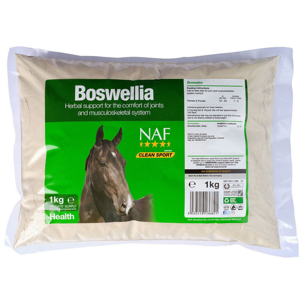 NAF Boswellia Equine Supplement Relieves Stiff Joints and Musculoskeletal Support