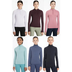 LeMieux Young Rider Hope Lightweight Base Layer Teens Kids Wicking XC Top Shirt