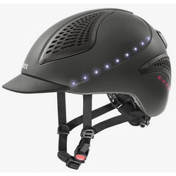 Uvex Exxential 2 II LED High Visibility Flashing Light Riding Hat  S-M M-L L-XL