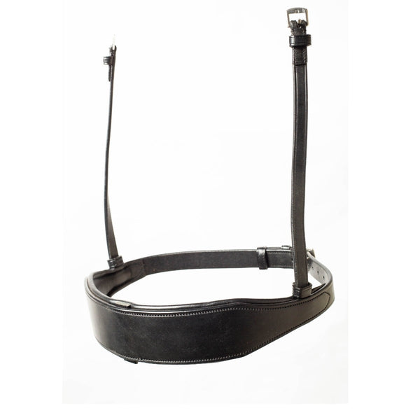 EcoRider Padded Hunt 2' Wide Noseband Spare Soft Leather Bridle Part Black/Brown