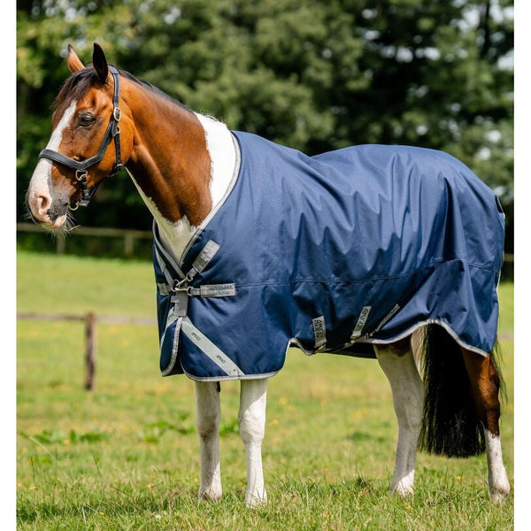 Horseware Amigo 1200d Turnout Rug V-Front Lightweight 50g Black Navy 5'6'-7'3'