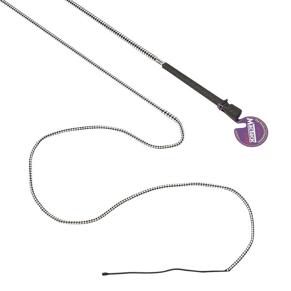 Mactack Dealer Whip R417 Driving Two Tone Diamond Stock Lash Rubber Handle 40'