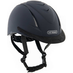Whitaker NRG Helmet Adjustable Peaked Riding Adults Hat VG1/ASTM Navy S/M/L