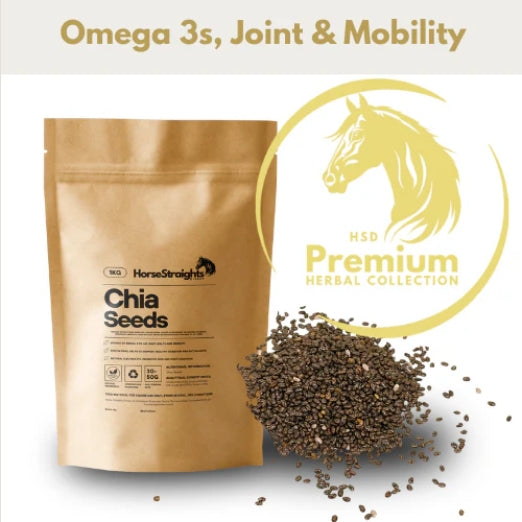 Horse Straights Direct Chia Seeds Natural Herbal Omega 3 Fatty Acids  Supplement