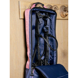 LeMieux Bridle Bag Luxury Protective Nylon Zip Travel Show Storage Dusk Blue