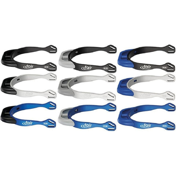 Sprenger FairRider Spurs Aluminium 20mm Neck Round Flattened Contact 47631/32/33