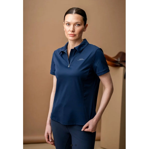 Horseware Womens Alessia Polo Top Ladies Hybrid Sports Tech Horse Riding Shirt