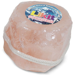 Likit Himalayan Rock Salt Lick and Rope Natural Mineral and Trace Element Supplement