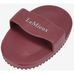 LeMieux Rubber Curry Comb Soft Teeth Ergonomic Grip Grooming Loosen Dirt Dust