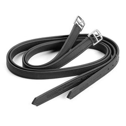 Selleria Equipe Emporio Non-Stretch Stirrup Leathers ST06 Black/Brown 140-160cm