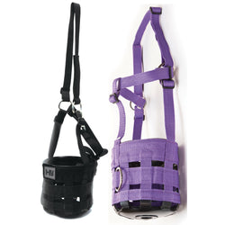 HyEquestrian Nylon Grazing Muzzle Laminitis Weight Management Quick Release Safe