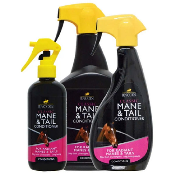 Lincoln Classic Mane and Tail Conditioner Repels Dirt Detangles and Conditions Hair