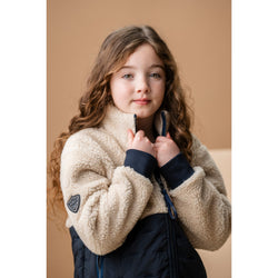 Horseware AA Childrens Lori Zip Through Borg Fleece Kids Warm Fleece Jacket 5-14